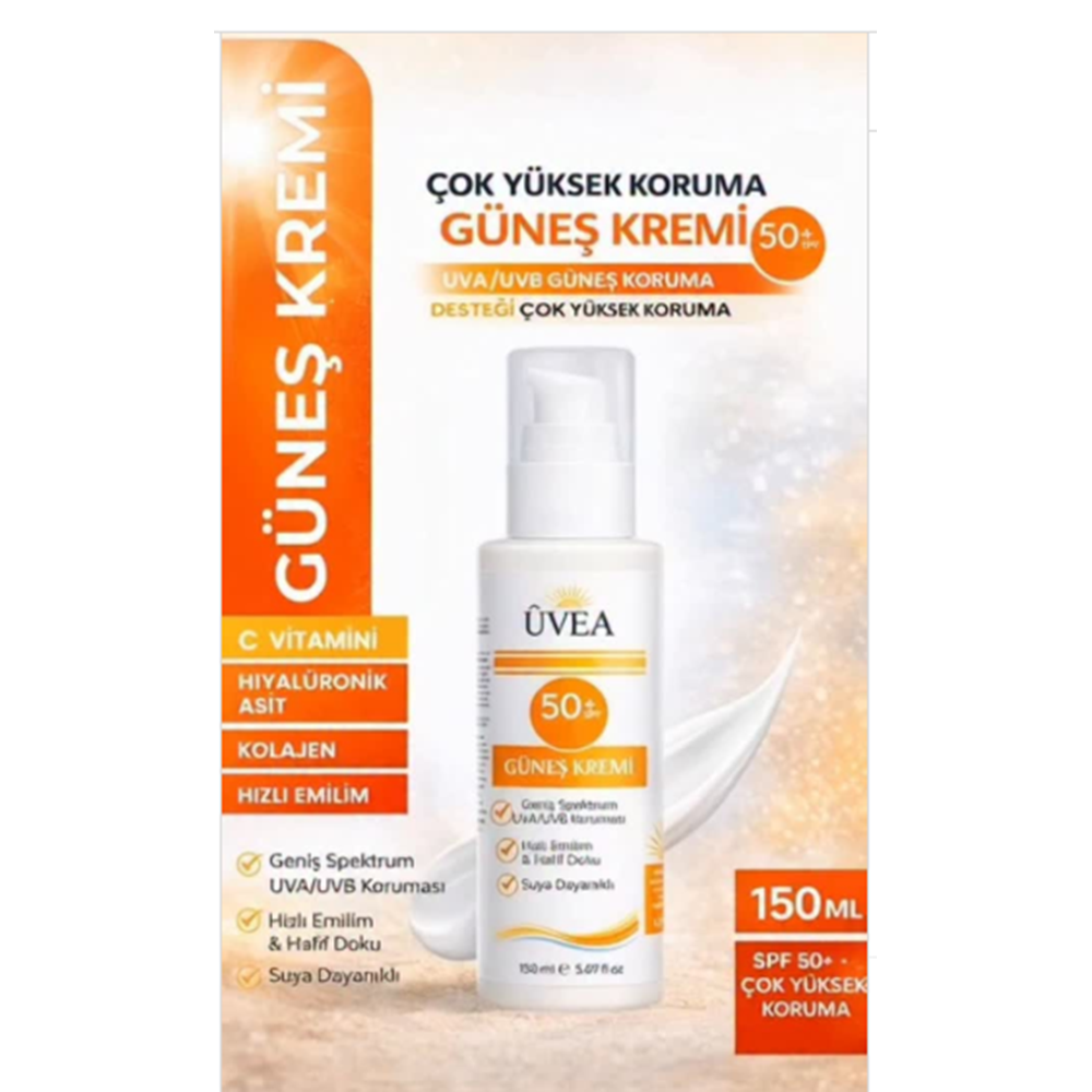 ÜVEA SPF 50 GĞNEŞ KREMİ 150 ML