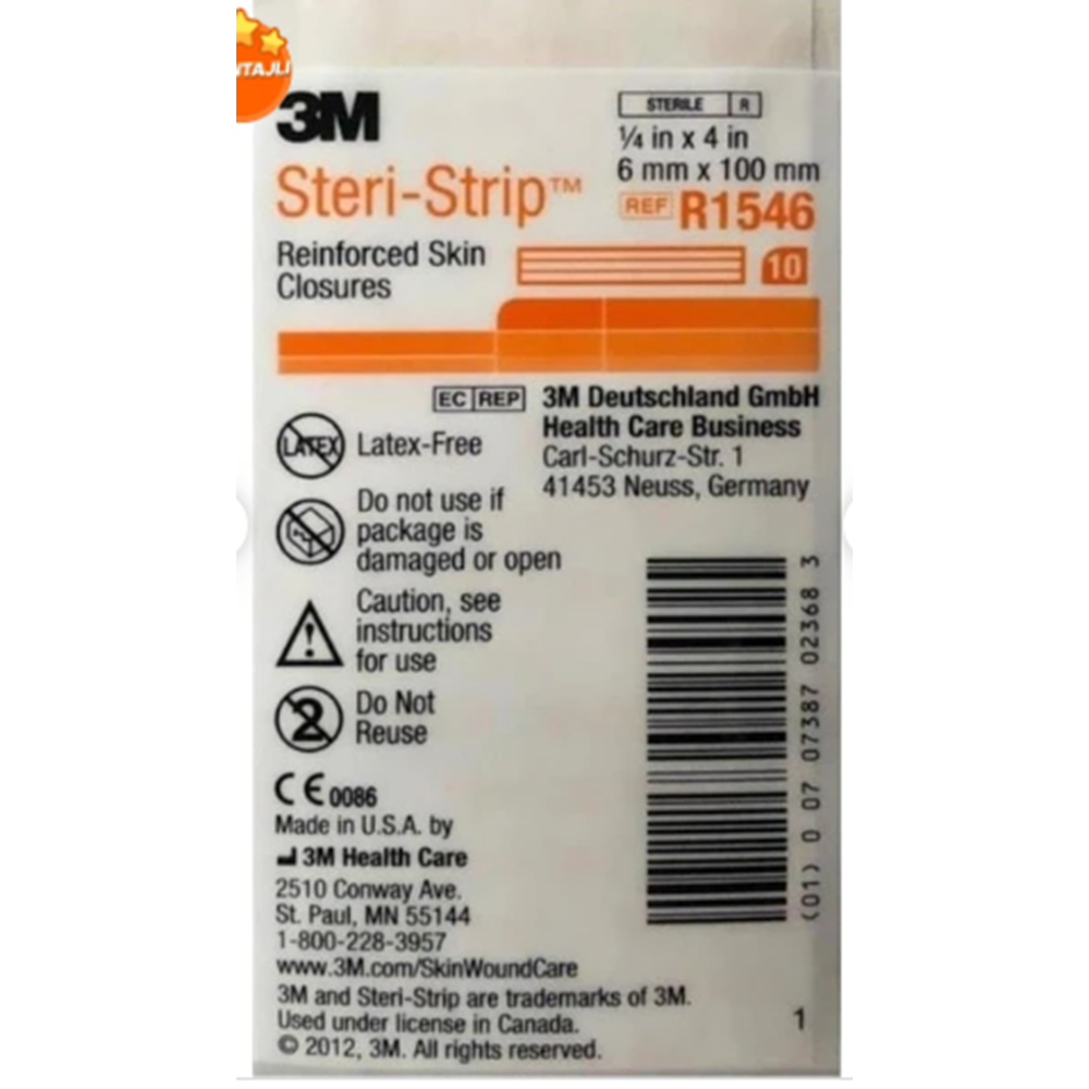 3 M STERİ STRİP 6X100 MM