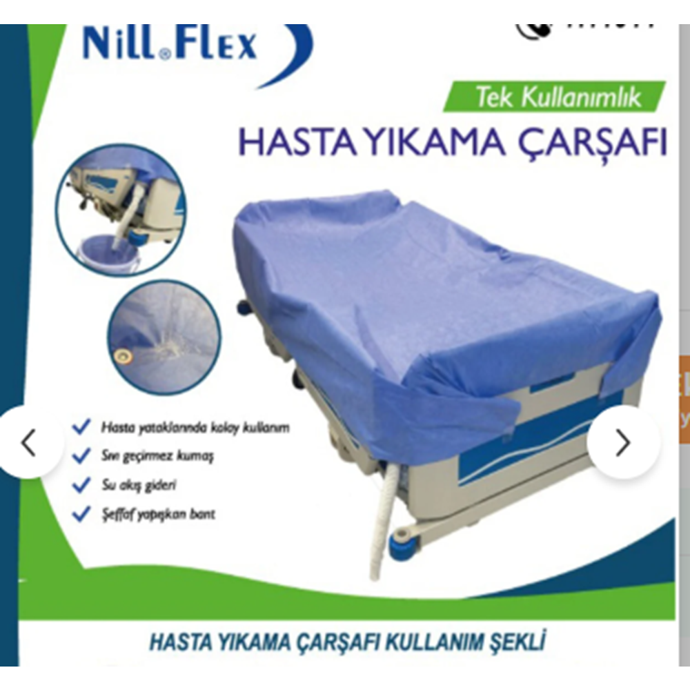 HASTA YIKAMA ÇARŞAFI