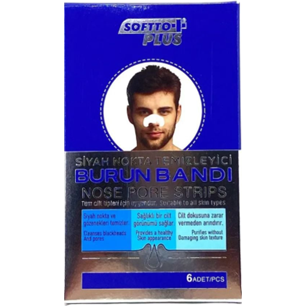 SOFTTO PLUS BURUN BANDI SİYAH NOKTA TEMİZLEYİCİ