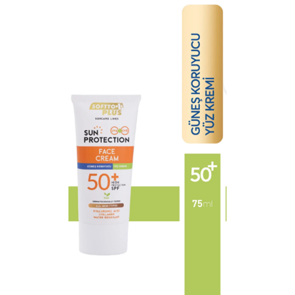 SOFTTO+PLUS GÜNEŞ KREMİ SPF 50 75 ML