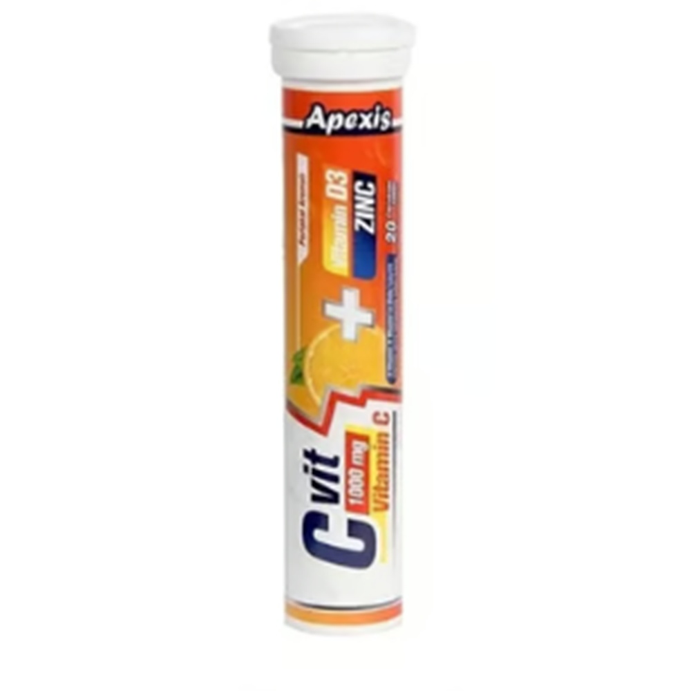 APEXİS C VİTAMİNİ 20 EFERVESAN TABLET