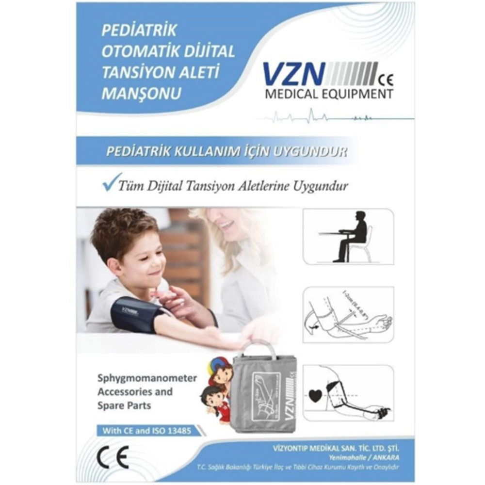 VZN TANSİYON ALETİ MANŞONU ÇOCUK 1 ADET