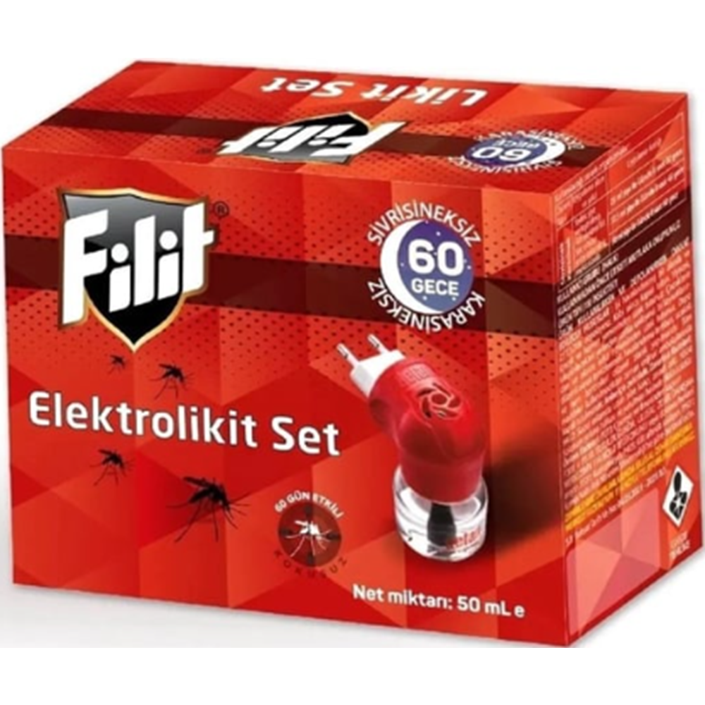 FİLİT ELEKTROLİKİT SET 60 GECE
