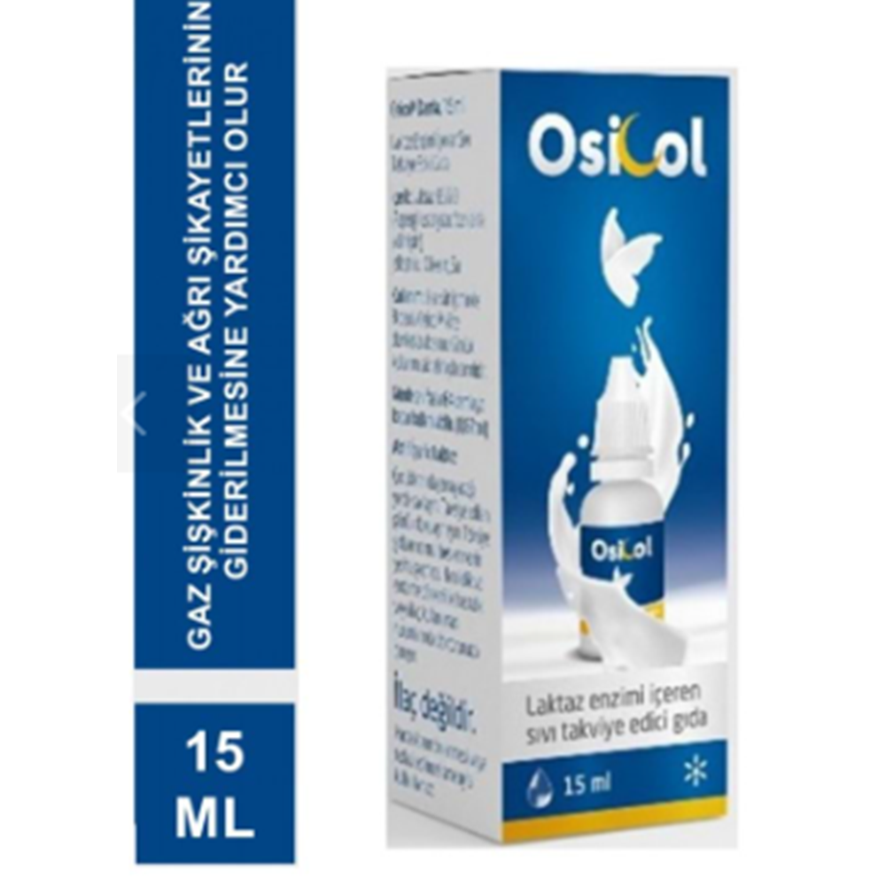 OSİCOL LAKTAZ ENZİMİ İÇEREN TAKVİYE EDİCİ DAMLA 15 ML