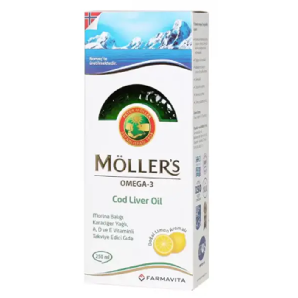 MÖLLERS OMEGA-3 LİMON AROMALI 250ML