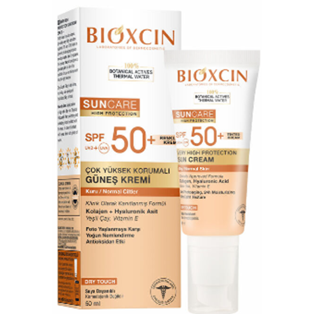 BIOXCIN GÜNEŞ KREMİ SPF 50+ LEKELİ CİLTLER 50ML (FONDATENLİ)