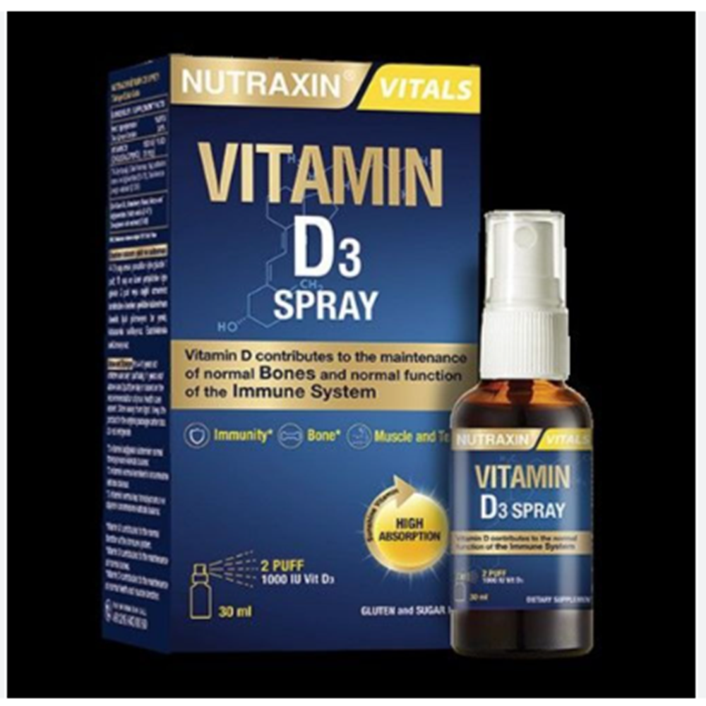 NUTRAXİN D3 1000 SPREY 30 ML