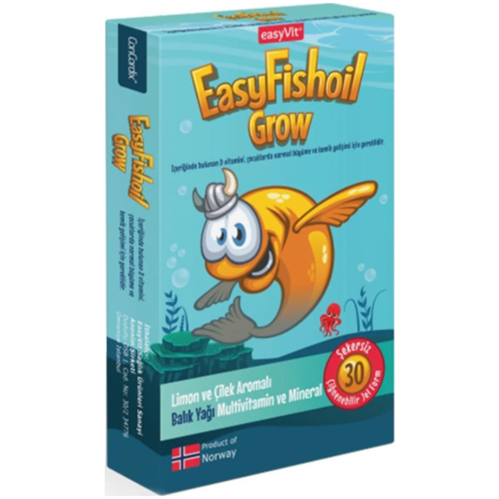 EASY FİSHOİL GROW BALIK YAĞI JEL FORM 30 TB.