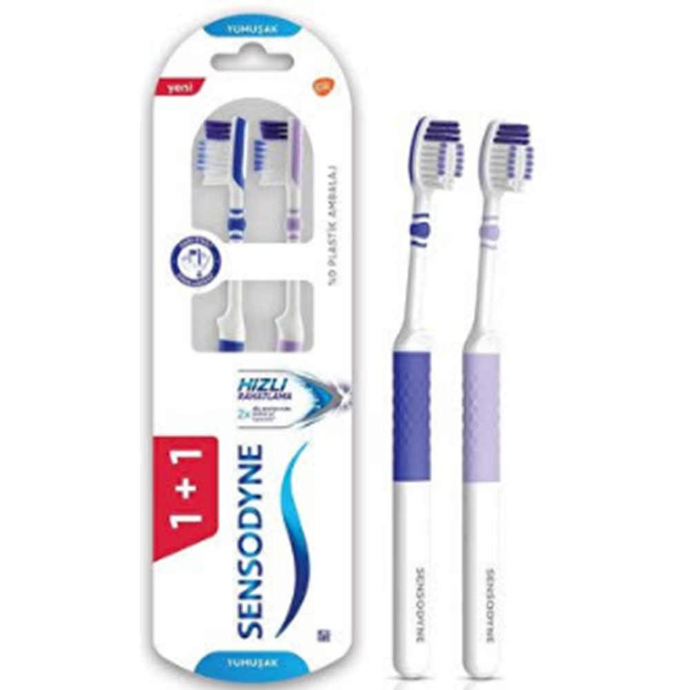 SENSODYNE DİŞ FIRÇASI HIZLI RAHATLAMA YUMUŞAK 1+1