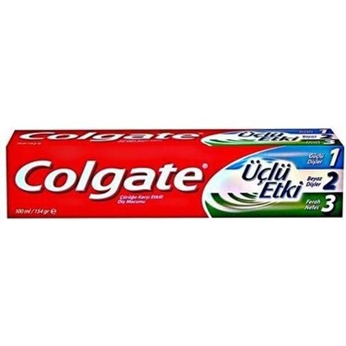 COLGATE DİŞ MACUNU ÜÇLÜ ETKİ 100 ML