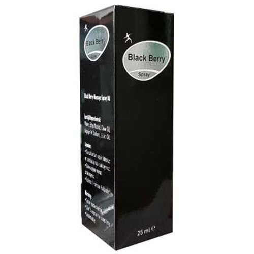 BLACKBERY GECİKTİRİCİ SPREY 25 ML