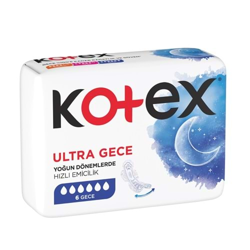 KOTEX ULTRA GECE 6 ADET