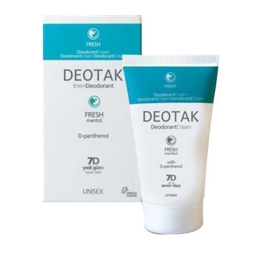 DEOTAK DEODORANT KREM FRESH MENTOL 35 ML