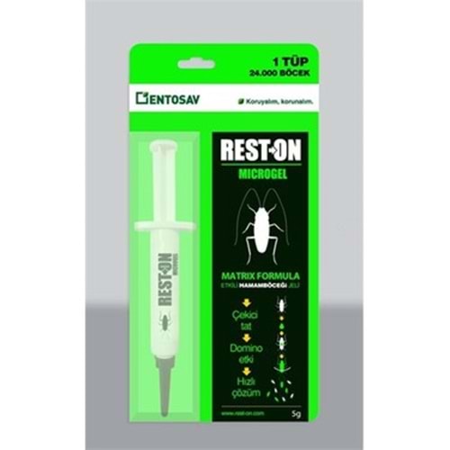 REST-ON MICRO GEL HAMAM BÖCEĞİ JELİ