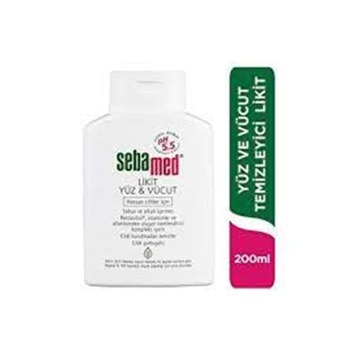 SEBAMED LİKİT YÜZ&VÜCUT 200 ML