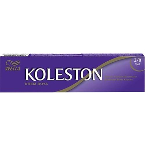 KOLESTON KREM BOYA 2/0 SİYAH