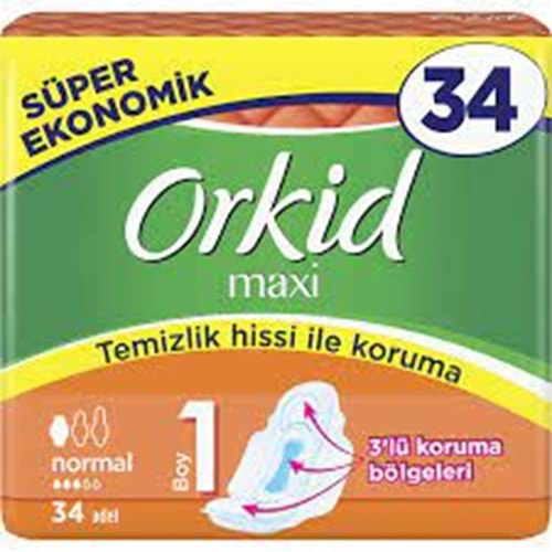 ORKİD MAXİ NORMAL 34 LÜ