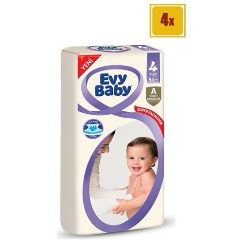ÇOCUK BEZİ EVY BABY NO:4 54 LÜ