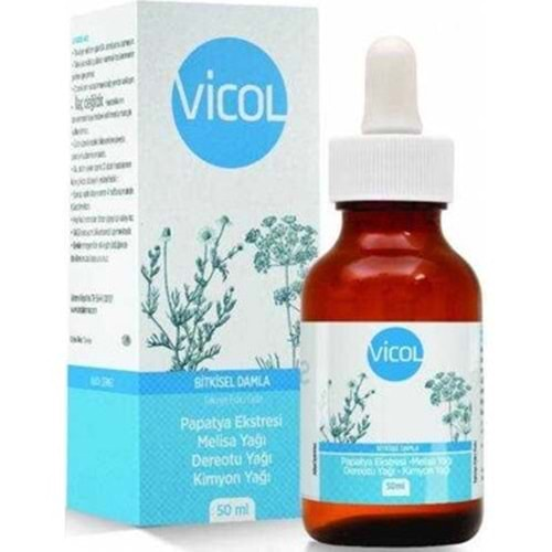 VİCOL BİTKİSEL DAMLA 50 ML