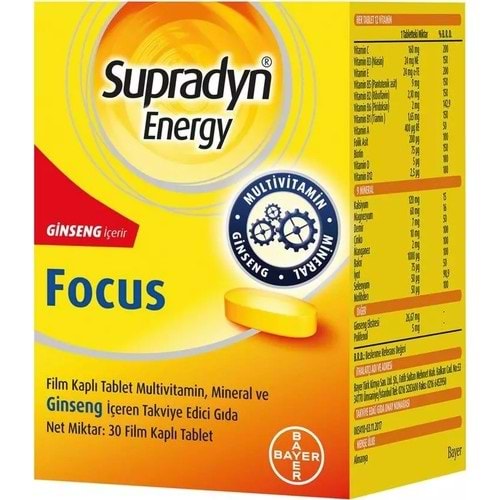 SUPRADYN FOCUS 30 TABLET