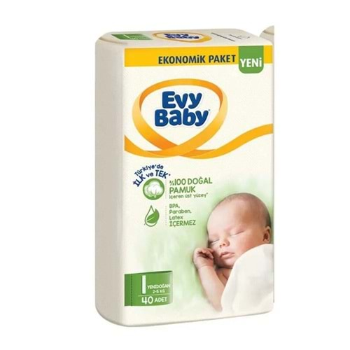 ÇOCUK BEZİ EVY BABY NO:1 40 LI