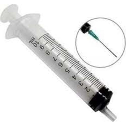 GENJECT YEŞİL ENJEKTÖR 10 ML 250 ADET