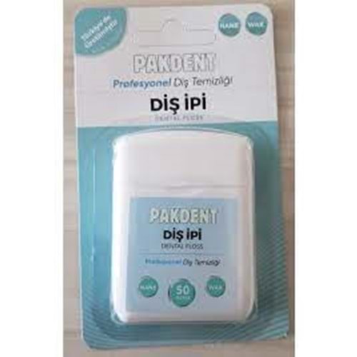 PAKDENT DİŞ İPİ 50 MT.
