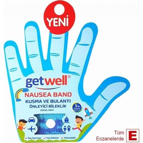 GETWELL BULANTI ÖNLEYİCİ BİLEKLİK MAVİ ÇOCUK