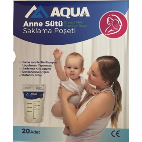 AQUA SÜT SAKLAMA POŞETİ 20 ADET