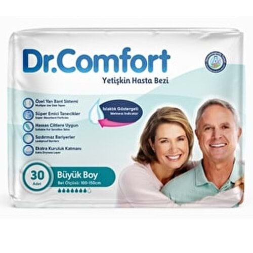 DR. COMFORT HASTA BEZİ BELBANTLI LARGE 30 LU