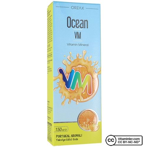 OCEAN VM VİTAMİN-MİNERAL ŞURUP 150 ML