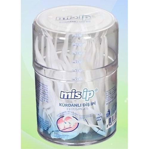 MİS İP KÜRDANLI DİŞ İPİ YUVARLAK 50 Lİ