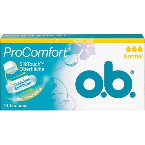 O.B. PROCOMFORT NORMAL TAMPON 16 ADET