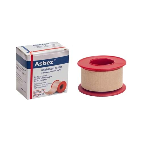 ASBEZ BEZ FLASTER 2,5 CM X 5 MT.