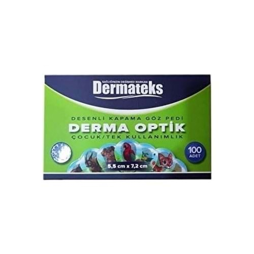 DERMATEKS GÖZ PEDİ ÇOCUK DESENLİ 100 LÜ