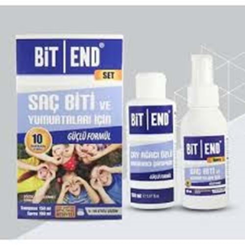 BİTEND BİT ŞAMPUANI 150 ML + BİT SPREYİ 100 ML