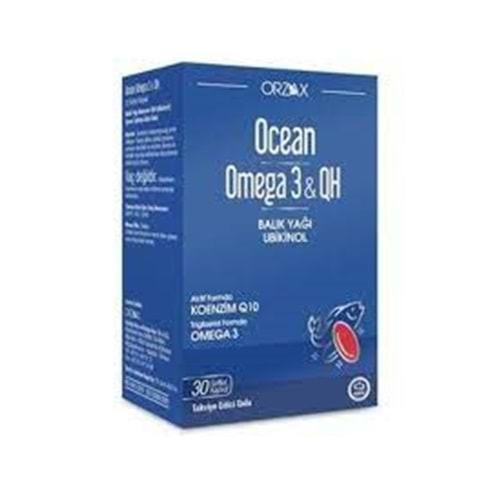 OCEAN OMEGA 3&QH SOFT JEL KAPSÜL 30 ADET