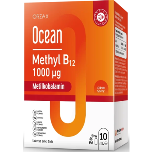 OCEAN METHYL B12 1000 MCG DİLALTI SPREY 10 ML