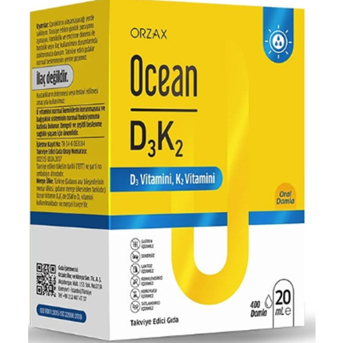 OCEAN D3 K2 ORAL DAMLA 20 ML