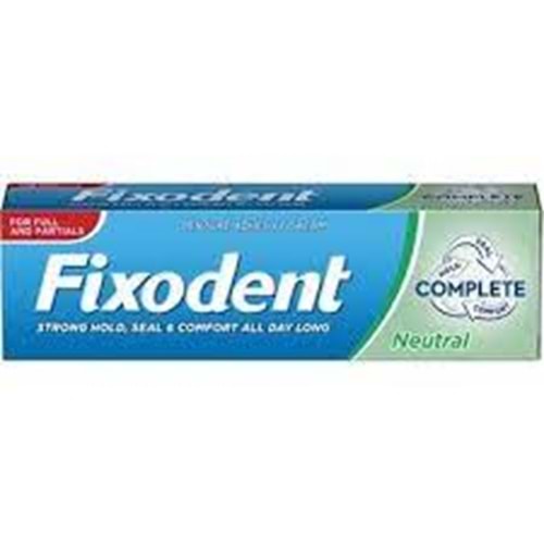 FİXODENT DİŞ PROTEZ YAPIŞTIRICI KREM AROMA İÇERMEZ 47 GR.