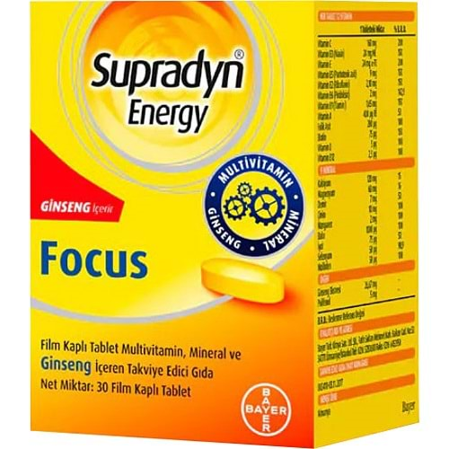 SUPRADYN ENERGY FOCUS 30 TABLET