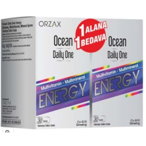 OCEAN DAİLY ONE M.VİTAMİN + M.MİNERAL 30 + 30 TABLET