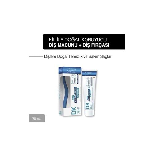 DERMOKİL DK DİŞ MACUNU KLASİK 75 ML + DİŞ FIRÇASI