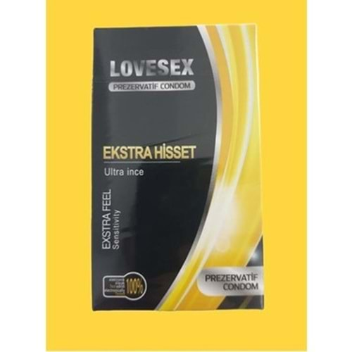 LOVESEX PREZERVATİF EKSTRA HİSSET 10 ADET