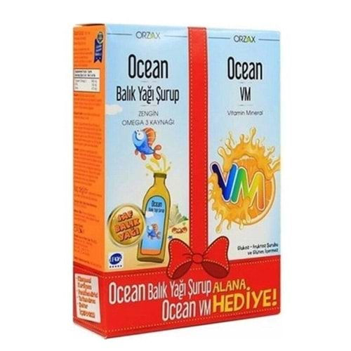 OCEAN BALIK YAĞI PORTAKAL AROMALI 150 ML + VM 150 ML