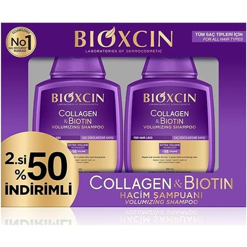 BIOXCIN COLLAGEN&BIOTIN ŞAMPUAN 2 X 300 ML