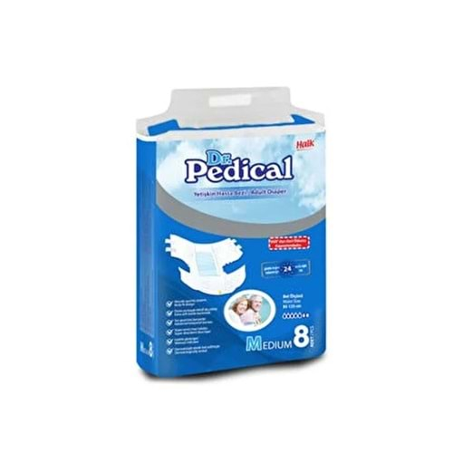 DR. PEDİCAL HASTA BEZİ MEDIUM 8 Lİ