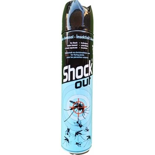 SHOCK OUT SİNEKSAVAR KOKUSUZ 300 ML