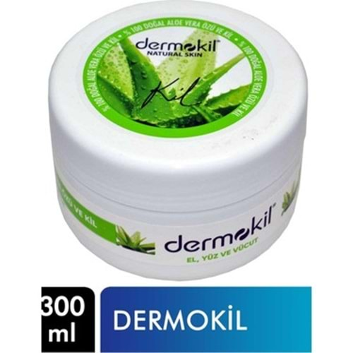 DERMOKİL EL & VUCÜT KREMİ ALOE VERA YAĞI VE KİL ÖZLÜ 300 ML